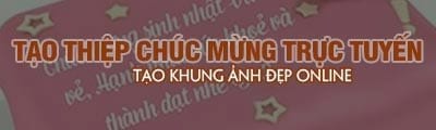 tao thiep truc tuyen online khung anh dep thiep chuc mung