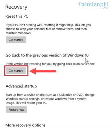 Cách gỡ bỏ cài đặt Windows 10 Creators Update