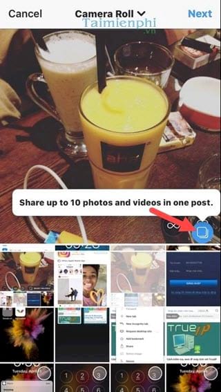 Hướng dẫn chia sẻ nhiều ảnh, video cùng lúc trên cùng 1 bài post Instagram