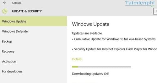 Sửa lỗi Some Update Were Cancelled khi cập nhật Windows 10