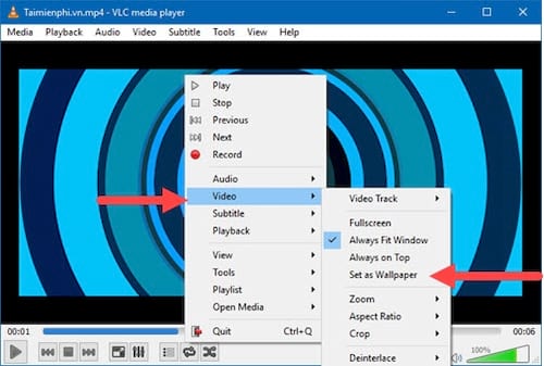 Cách đặt video làm hình nền máy tính, laptop Windows 10, 8.1, 7