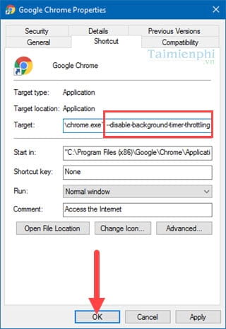 Vô hiệu hóa tính năng điều chỉnh tab chạy nền trên Google Chrome