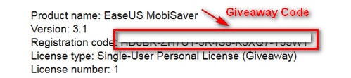 easeus mobisaver 4.0 license code