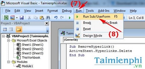Excel - Cách xóa link trong Excel, Remove Hyperlink Excel