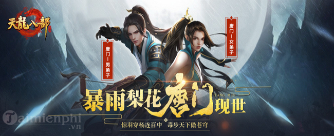 Tân Thiên Long Bát Bộ Mobile tung phiên bản mới “Độc Chiến Bát Phương”, ra mắt phái Đường Môn