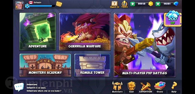 Monsters Tactical: Rumble Arena - Game chiến đấu đội hình quái vật hấp dẫn khai mở trên iOS