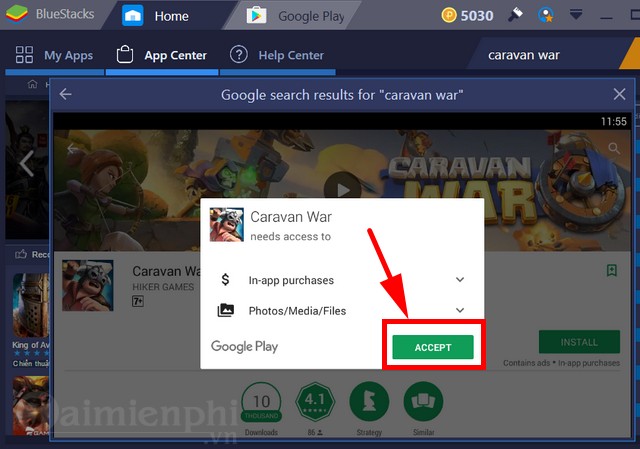 Cách chơi Caravan War trên máy tính