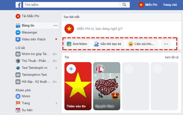 Đăng bài trên Facebook, post bài lên Facebook cá nhân