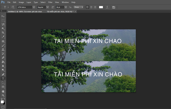 Cách gõ tiếng Việt trên Photoshop CS6