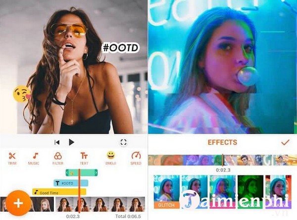 app edit video tiktok