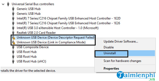 Cách sửa lỗi USB Device Not Recognized Code 43 trên máy tính 4