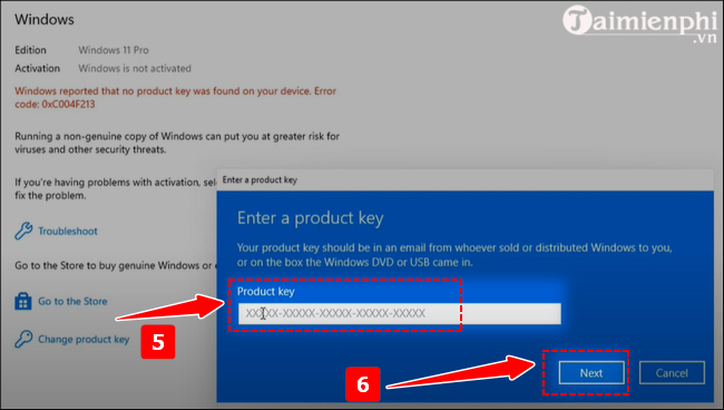 Cách kích hoạt Windows 11