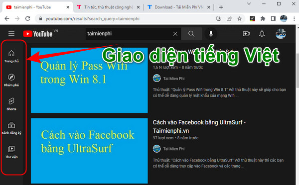 cai youtube giao dien tieng viet