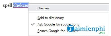 Cách kiểm tra chính tả trên Google Chrome