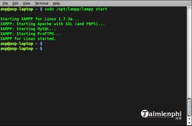how to install xampp on linux mint 3