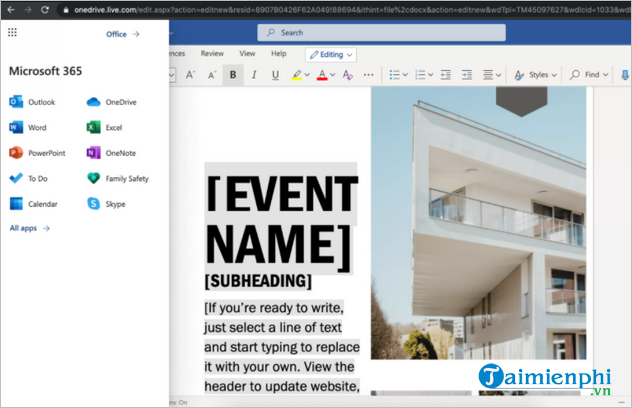 windows 10 dang cai dat cac ung dung web cua office ma khong xin phep nguoi dung