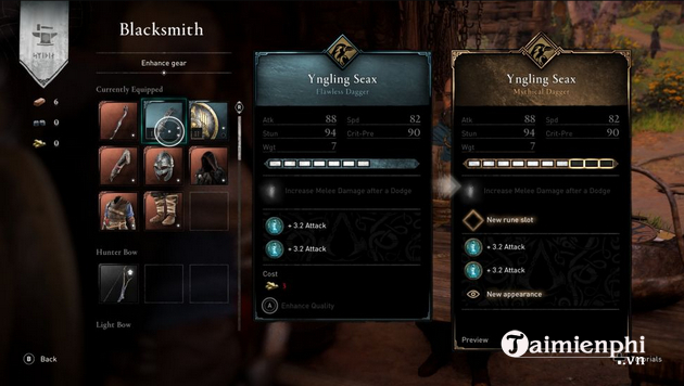 Cách tìm nguyên liệu nâng cấp vũ khí trong Assassin's Creed Valhalla