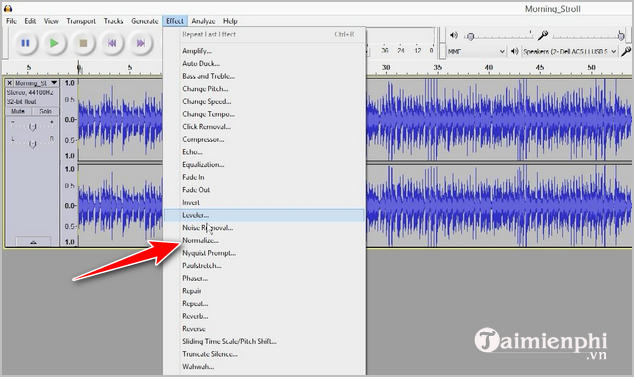 Cách tăng âm Bass cho bài hát bằng Audacity