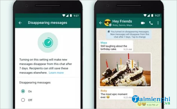 Cách gửi tin nhắn tự hủy trên WhatsApp