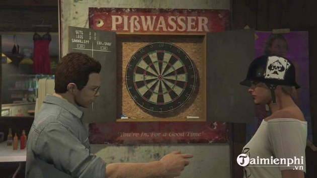 How to play darts in gta 5
