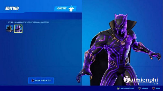 cach nhan skin black panther trong fortnite