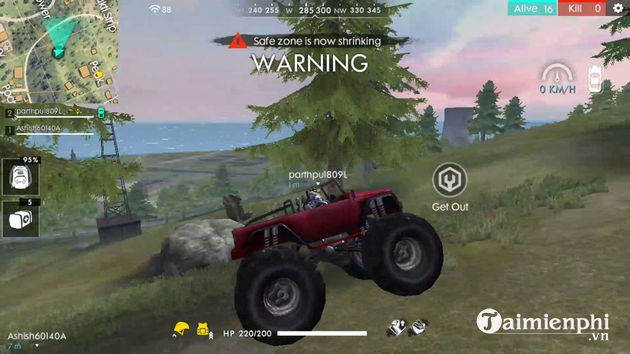 show monster truck in free fire