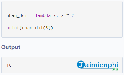 Cách sử dụng lambda