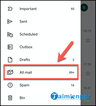 Cách tìm email được lưu trữ trong Gmail