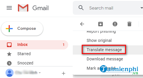 Cách sử dụng Google Translate, Google dịch trong Gmail