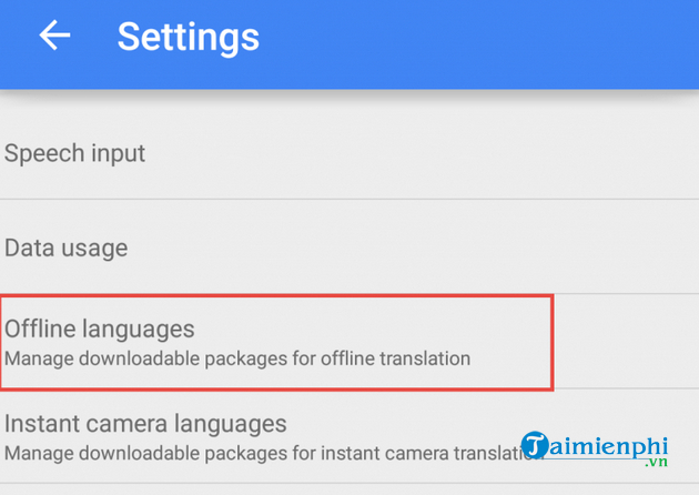 Cách sử dụng Google Dịch Translate offline trên Android