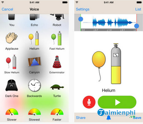 Top phần mềm thay đổi giọng nói trên điện thoại Android, iPhone