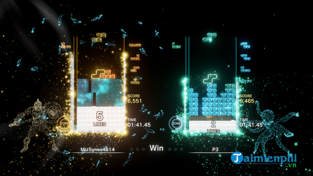 tetris effect connected dang den voi xbox cung che do nhieu nguoi choi 2