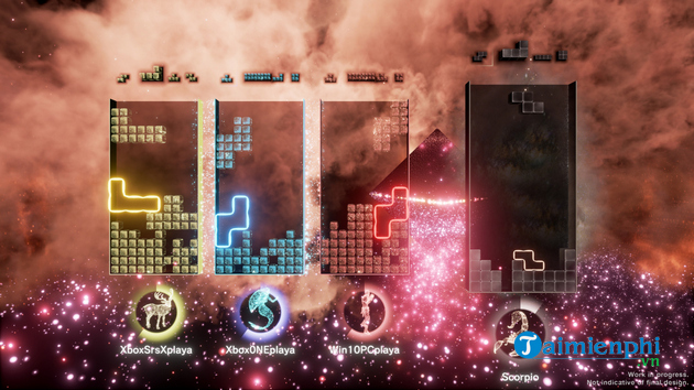 tetris effect connected dang den voi xbox cung che do nhieu nguoi choi