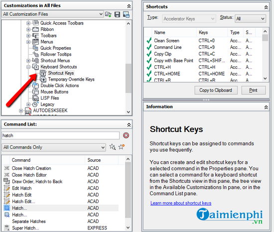 3d autocad commands list