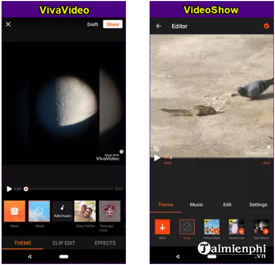 So sánh VivaVideo vs VideoShow - 2 app chỉnh sửa video tuyệt vời cho Android