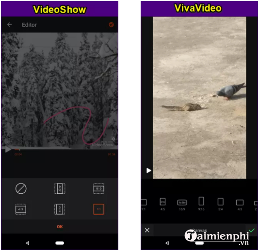 So sánh VivaVideo vs VideoShow - 2 app chỉnh sửa video tuyệt vời cho Android