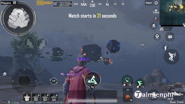 Play with runic power in pubg mobile