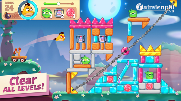 Take a look at angry birds journey game