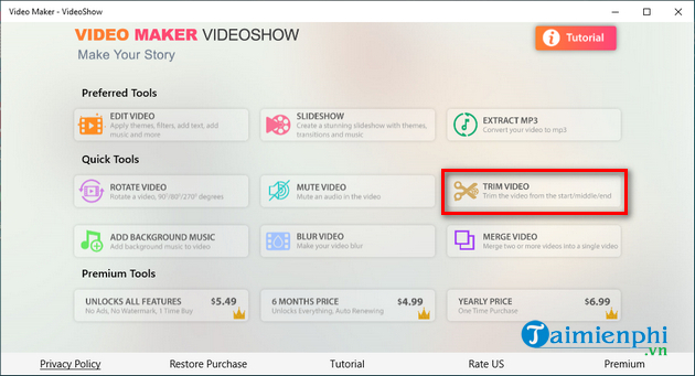 Hướng dẫn chi tiết cách sử dụng phần mềm VideoShow