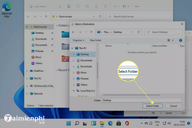 cach chuyen thu muc download mac dinh tren windows 11 sang o dia khac
