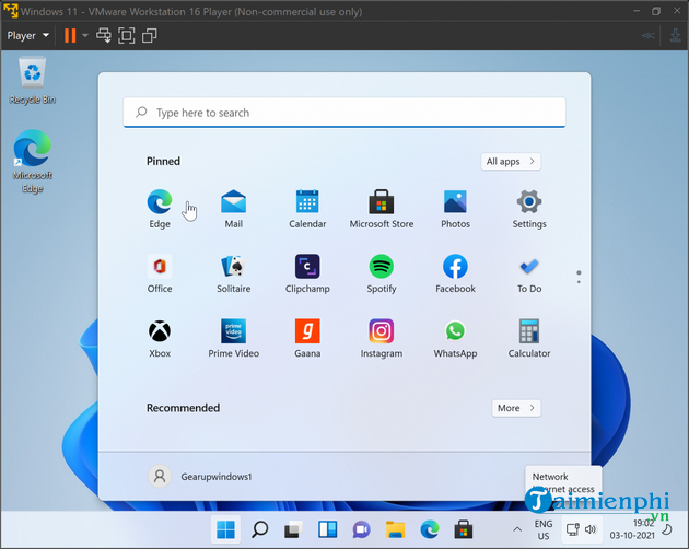 VMware Workstation va cach cai windows 11