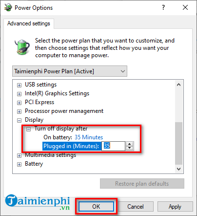 cach thay doi thoi gian cho khoa man hinh trong windows 11
