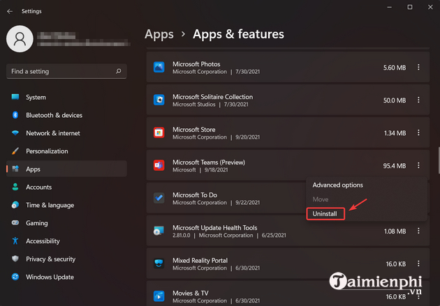 Cách xóa Microsoft Teams trên máy tính Windows 11 14 cach xoa teams tren windows