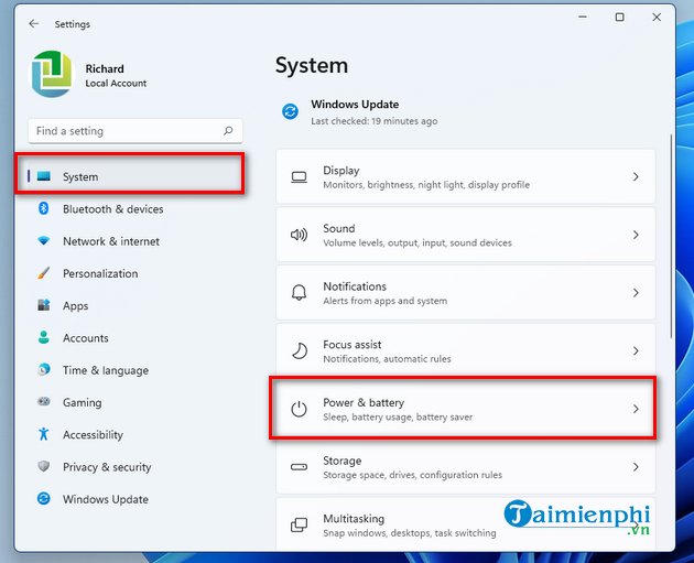 cach bat che do tiet kiem pin Battery Saver tren windows 11