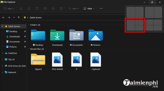 cach chia man hinh tren laptop win 11
