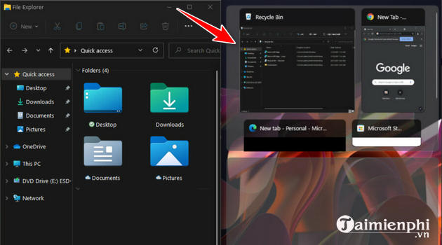 meo chia man hinh tren windows 11