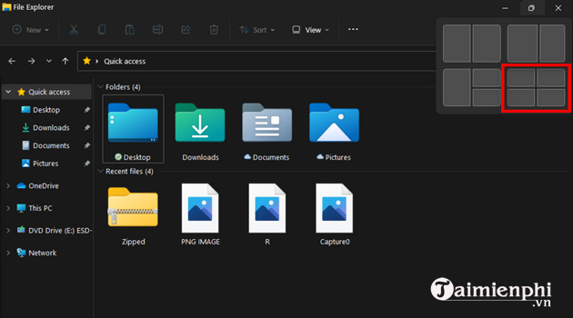 cach chia man hinh tren laptop windows 11