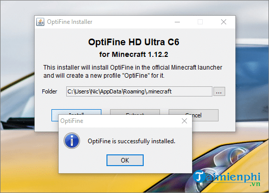 how to install optifine for minecraft