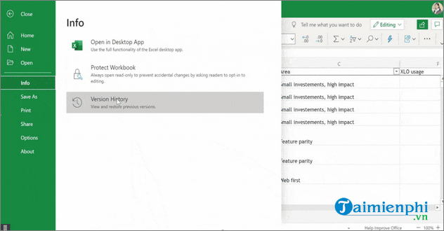 Microsoft Excel Online cập nhật (Update) với một loạt chức năng mới đáng chú ý 7 microsoft excel online cap nhat voi mot loat tinh nang moi dang chu y