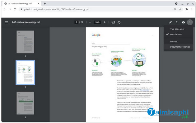 google chrome bo sung nhieu tinh nang pdf moi